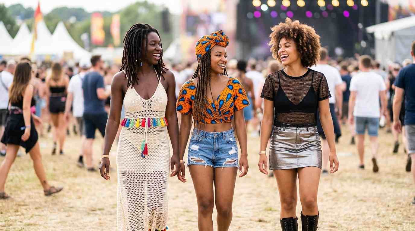 15 Summer Festival Outfit Ideas Black