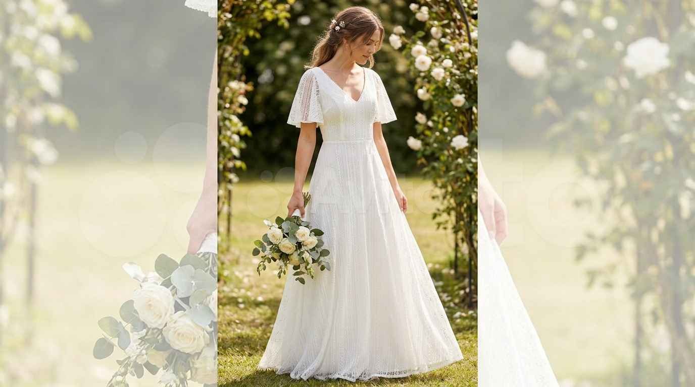 16 White Summer Wedding Dress Ideas: