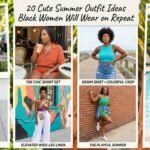 20 Cute Summer Outfit Ideas Black