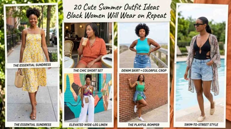 20 Cute Summer Outfit Ideas Black