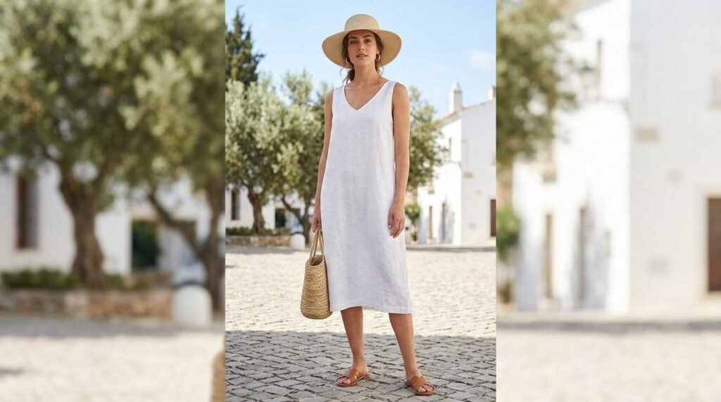 20 White Linen Dress Summer Chic