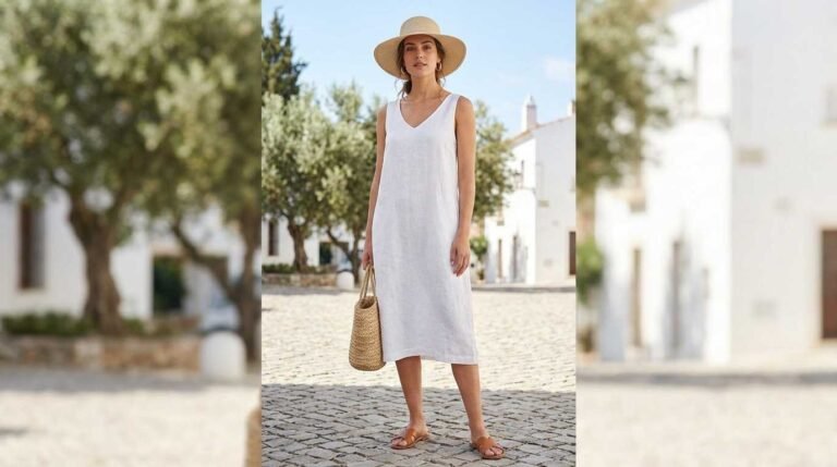 20 White Linen Dress Summer Chic