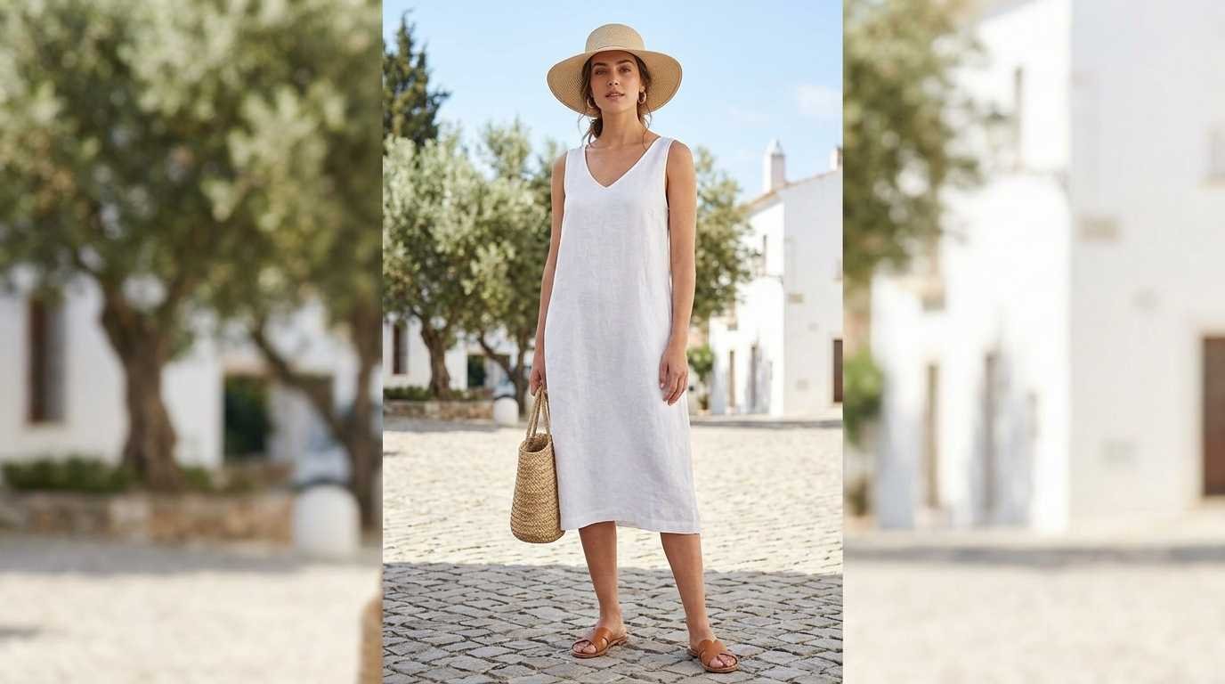 20 White Linen Dress Summer Chic