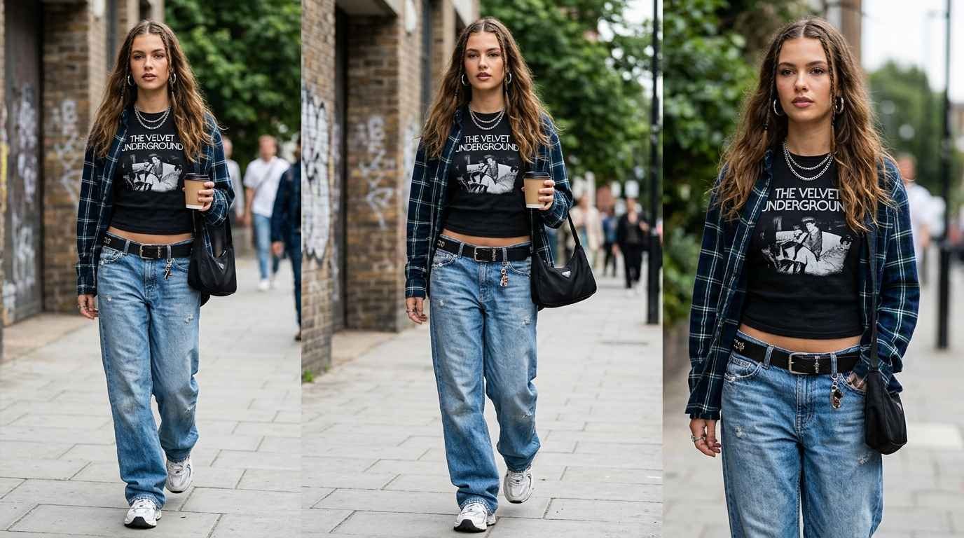 20 Chic Baggy Jeans Outfit Aesthetic