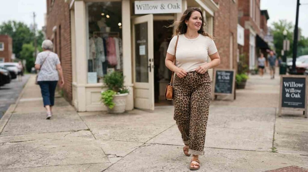 16 Patterned Pants Outfit Plus Size I