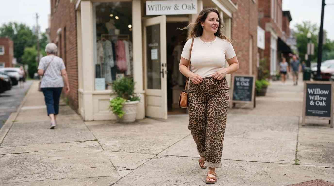 16 Patterned Pants Outfit Plus Size I