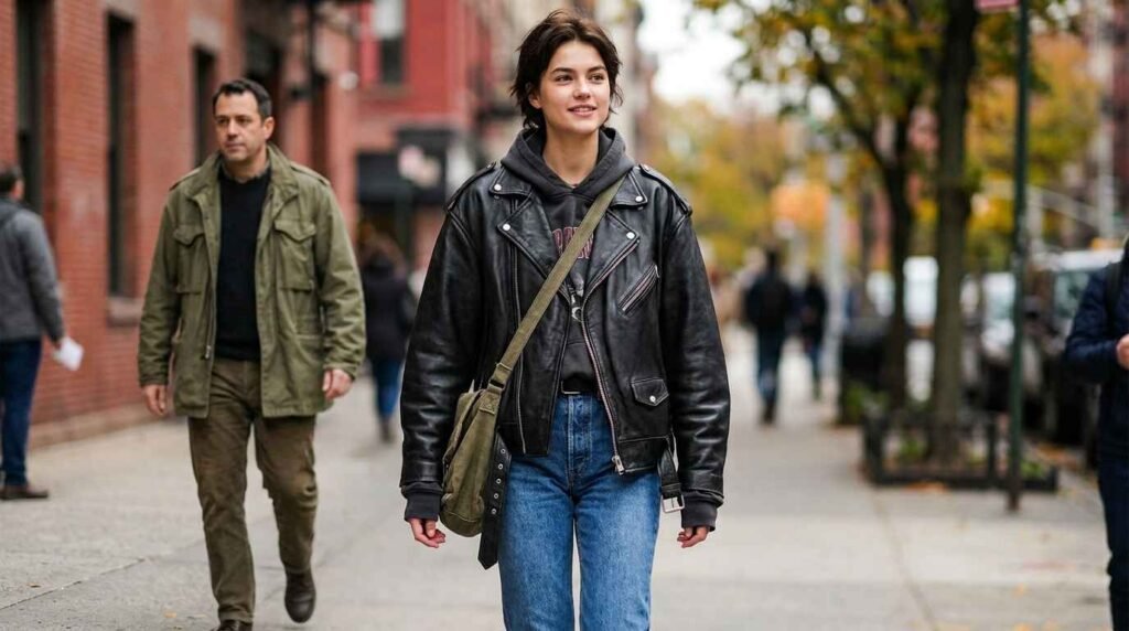 20 Stylish Oversized Leather Jacket