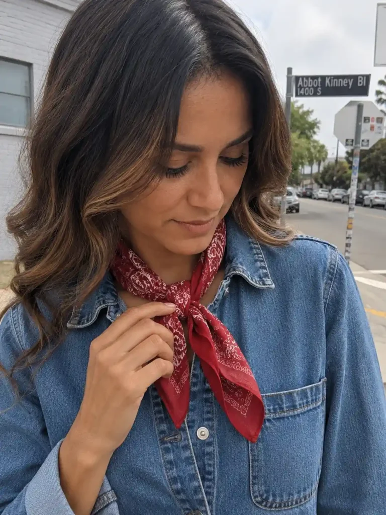Bandana neckerchiefs for a