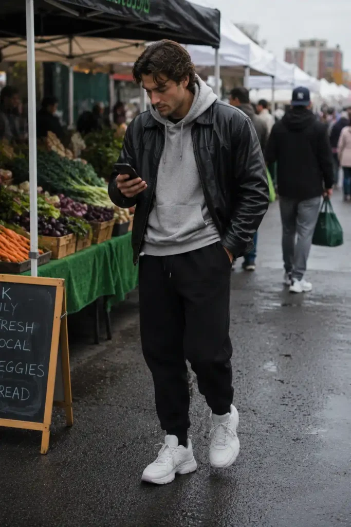 Cropped hoodie