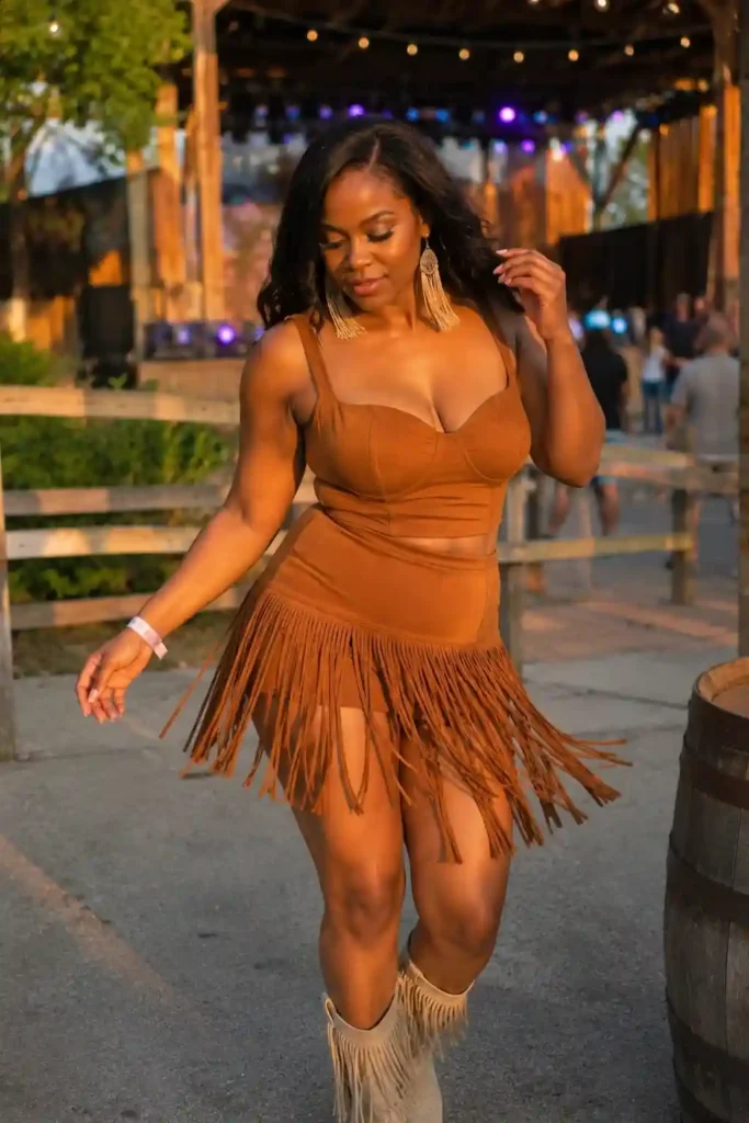 Fringe and tassel details