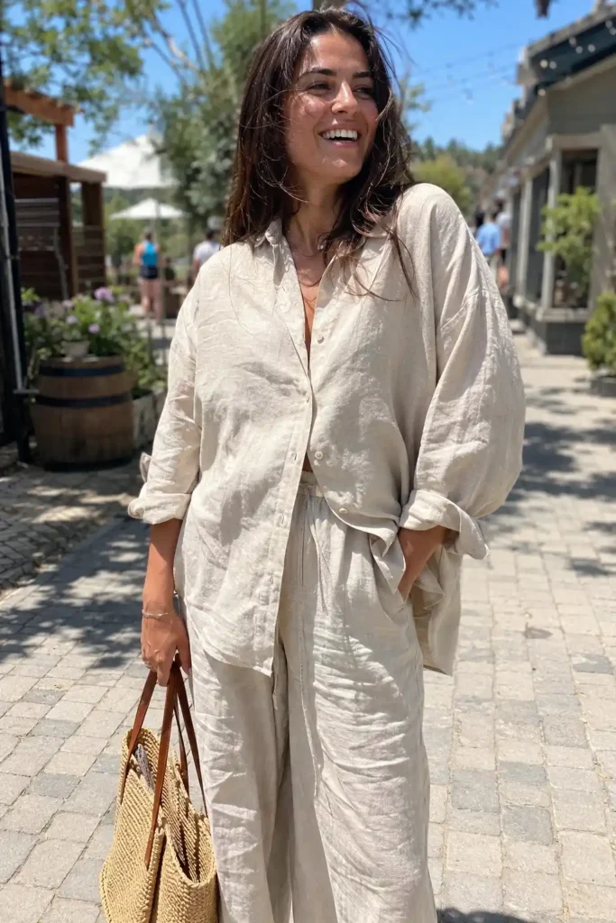 Linen everything in summer