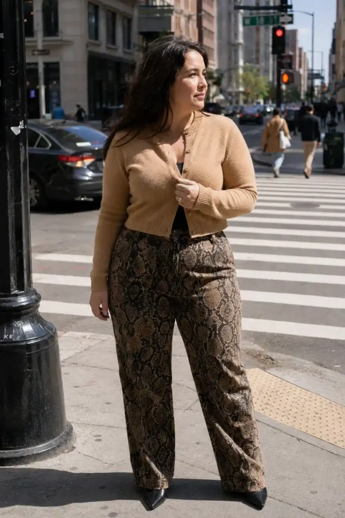 Snake print pa