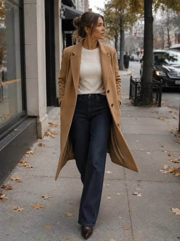 The camel coat 