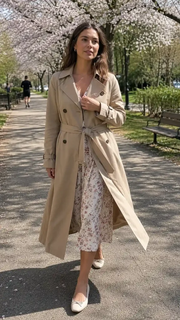 The trench coat as a year-round layer