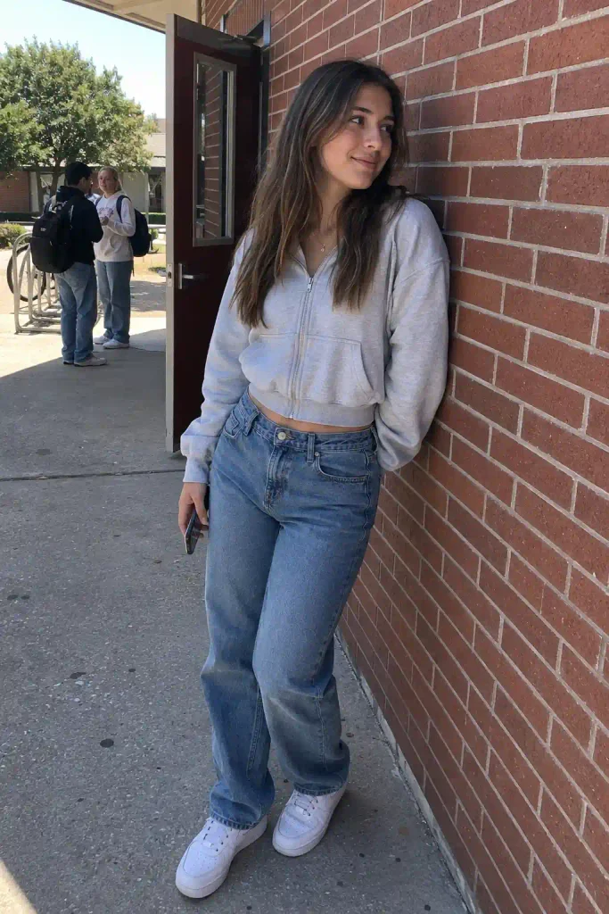 American Eagle Stretch Baggy Straight