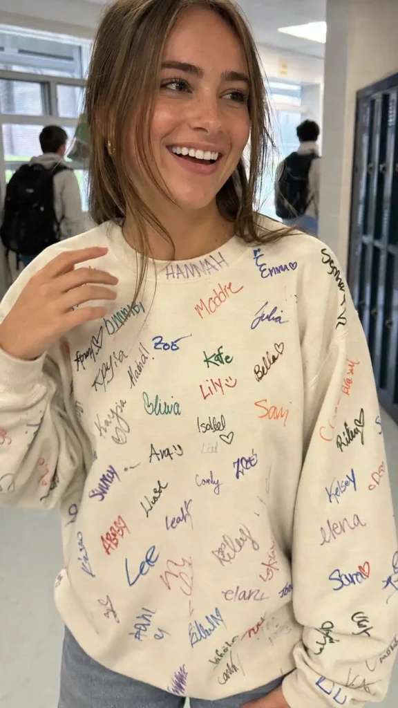 Autograph sweatshirt