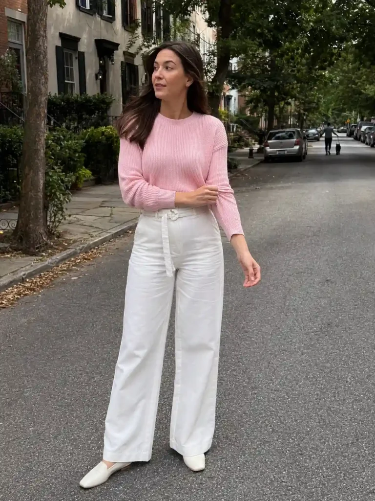 Baby pink sweater