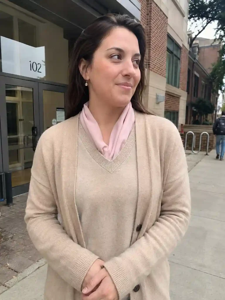 Beige cardigan with