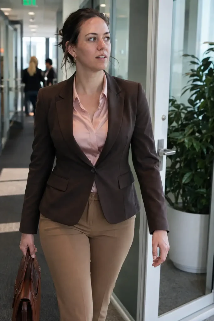 Chocolate blazer