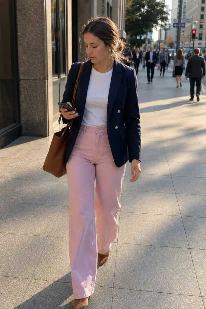 Classic navy blazer