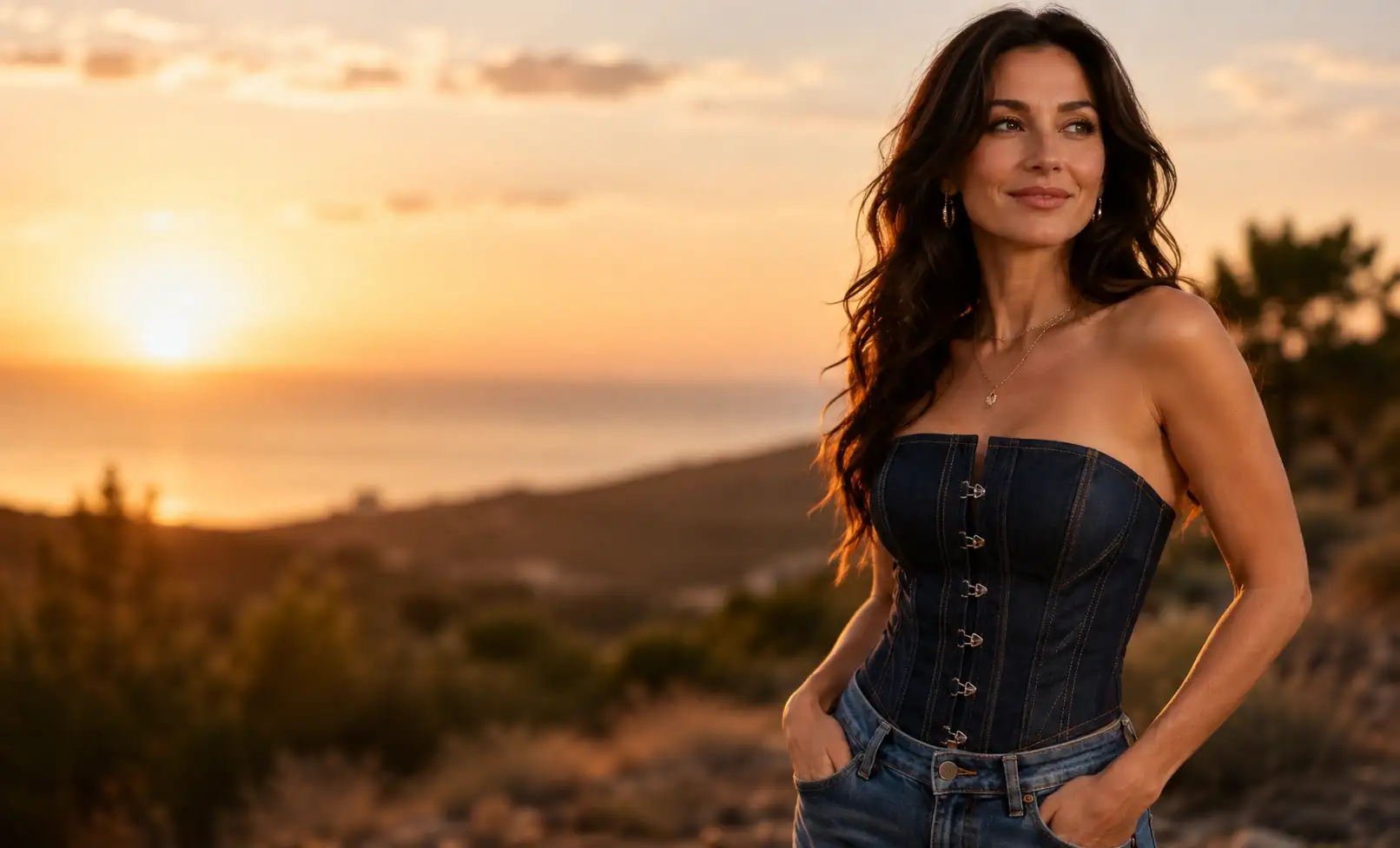 Corset and Jeans Outfits