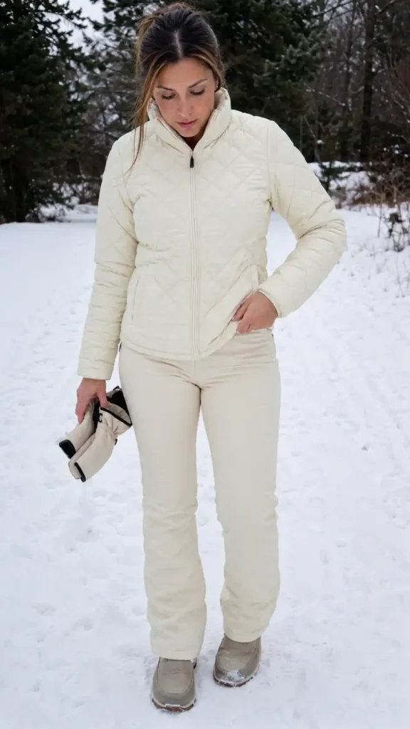 Cream jacket with