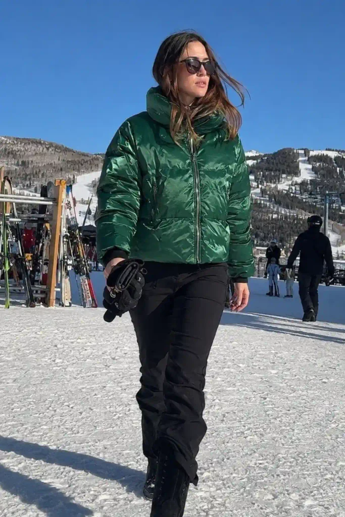 Emerald green statement jacket