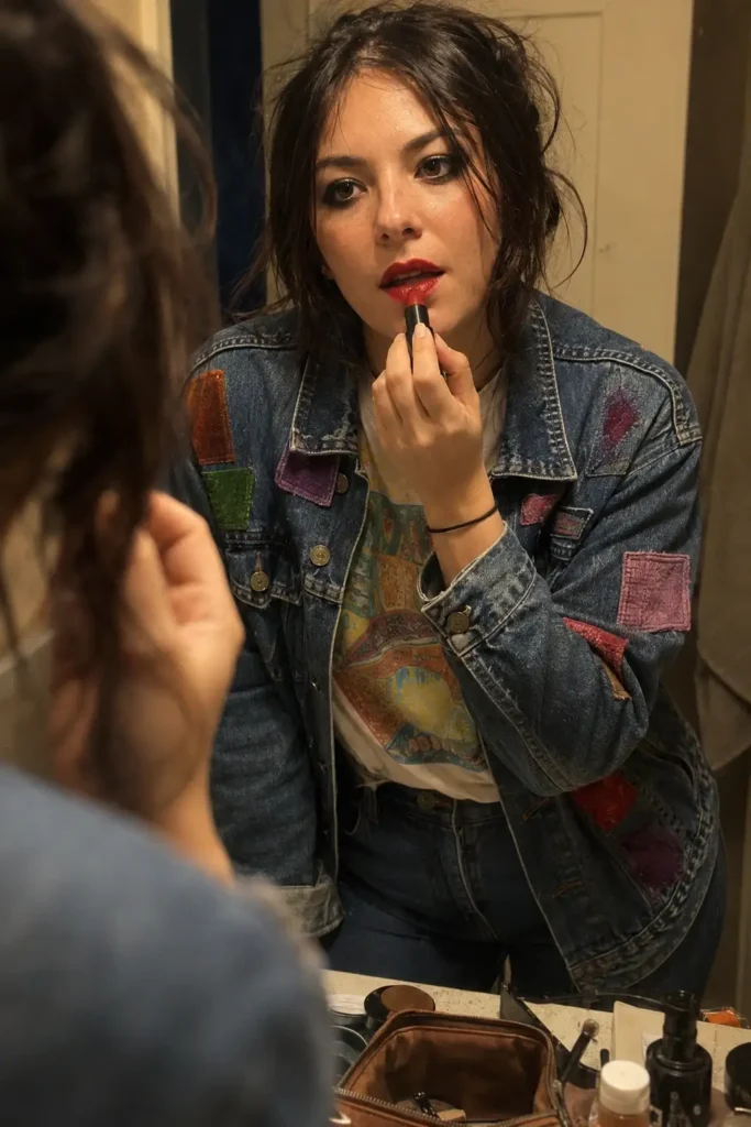 Finish with hair and makeup