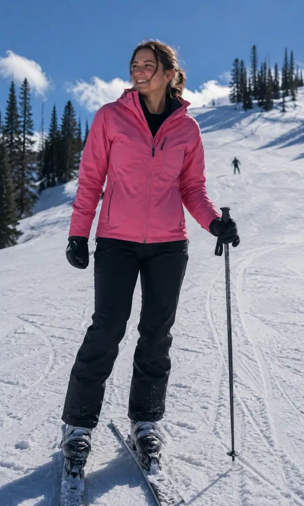 Full pink-and-black color