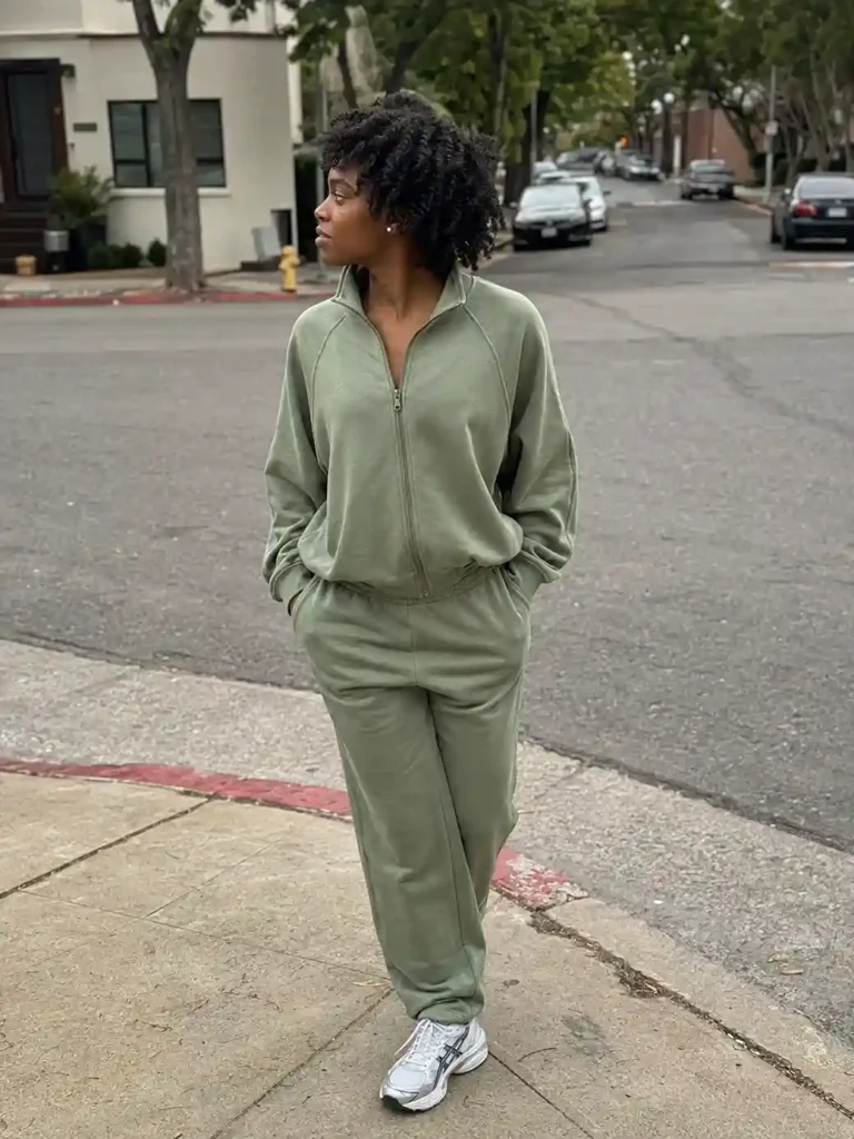 Full tracksuit in a single color