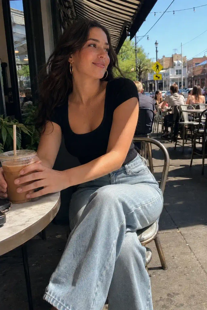 Gap High Rise Barrel Jean