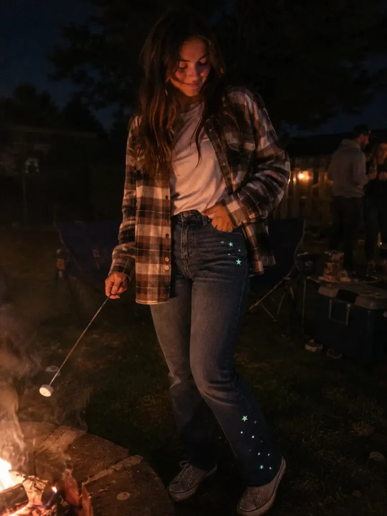 Glow-in-the-dark accents