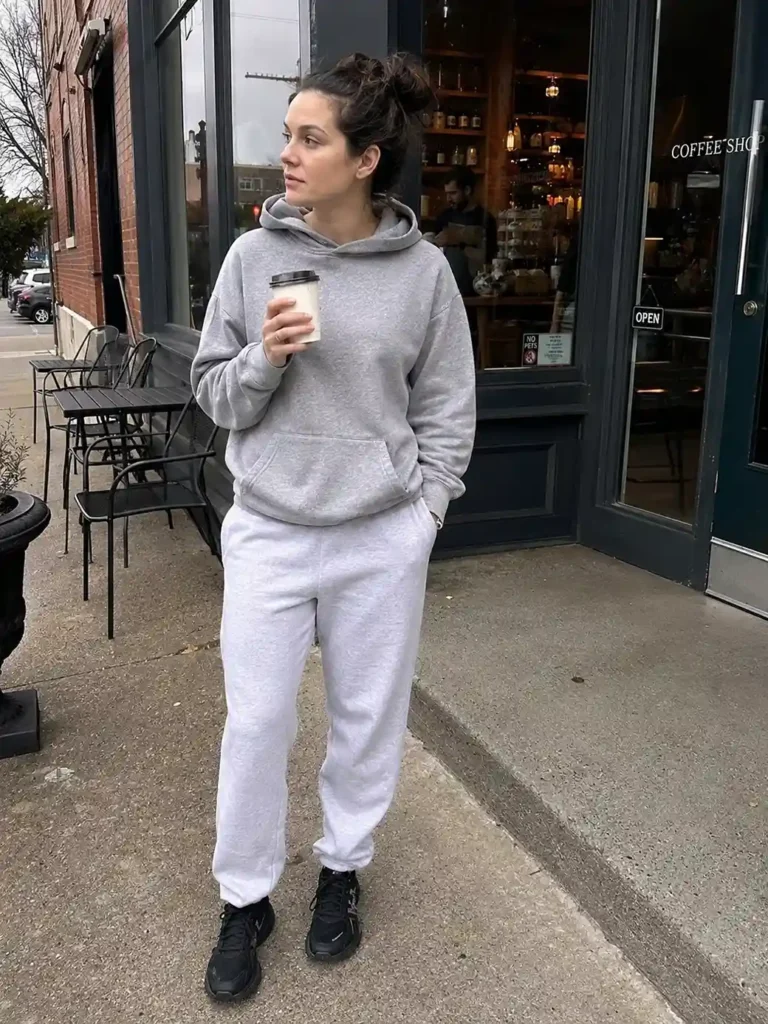 Grey sweatpants