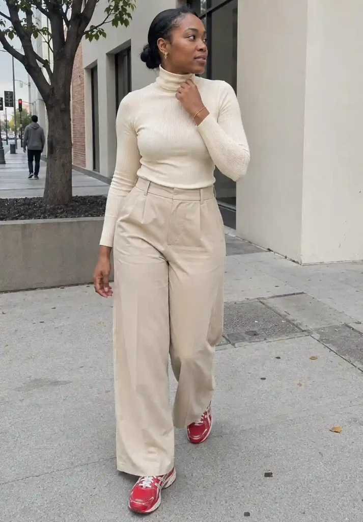 Head-to-toe monochrome