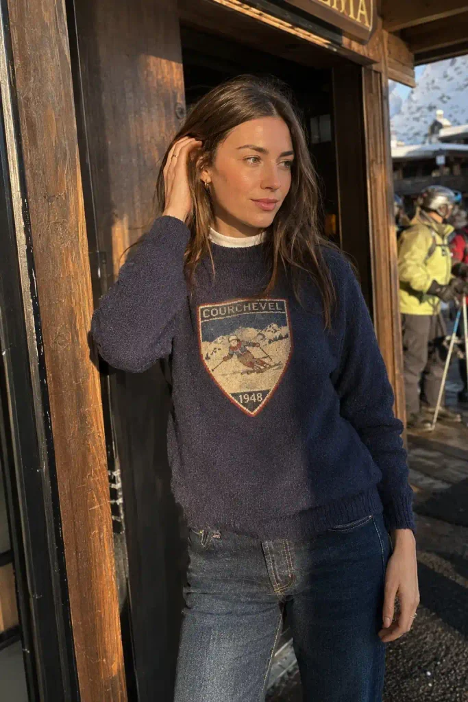 Heritage logo knit