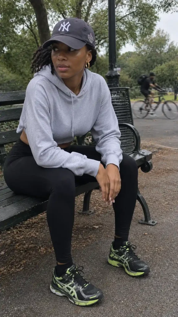 High-waisted leggings
