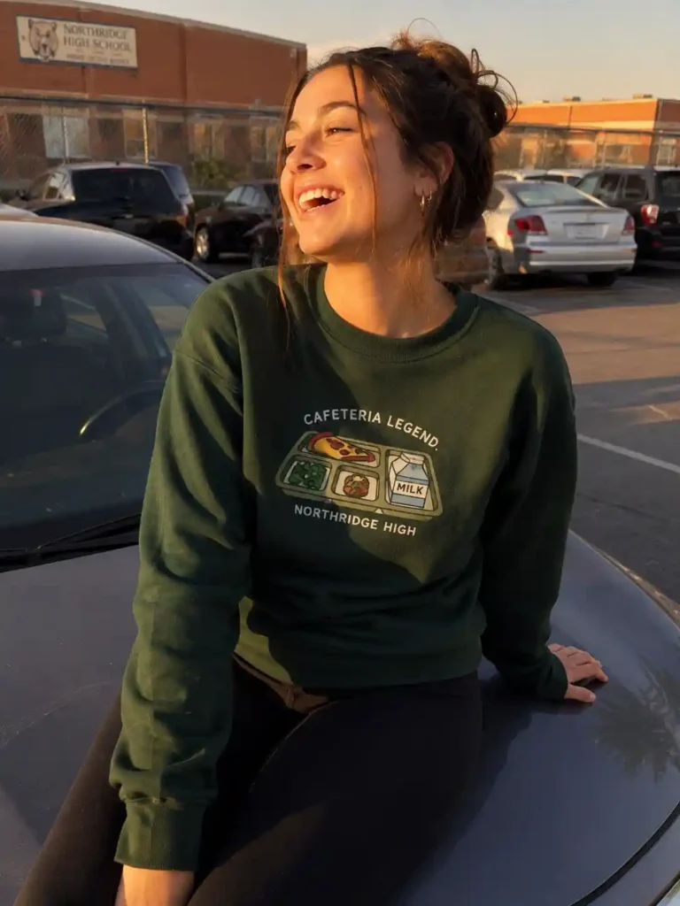 Inside-joke sweatshirt