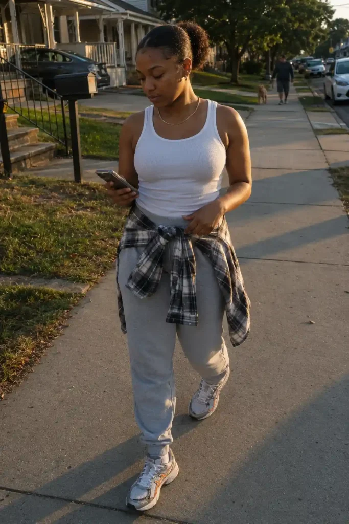 Joggers with a fitted