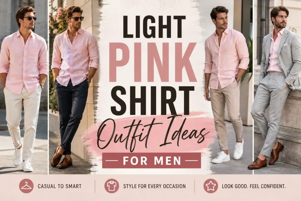 Light Pink Shirt Outfit