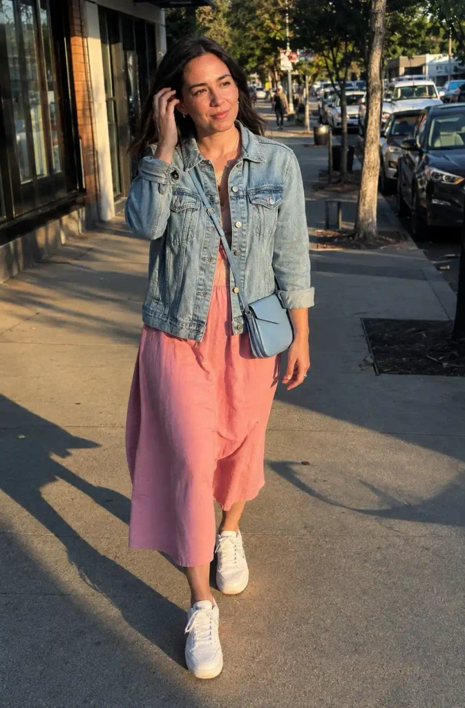 Light blue denim jac