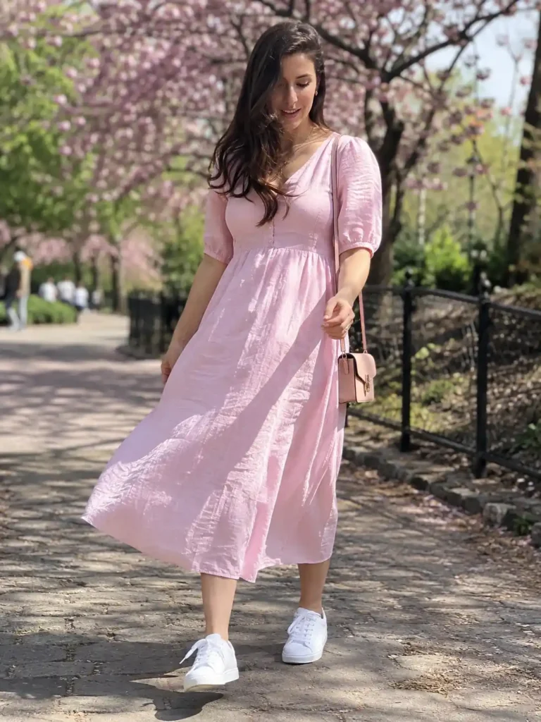 Light pink with white, pa