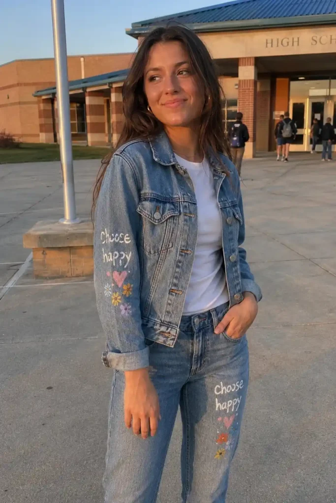 Make a matching jean jacket