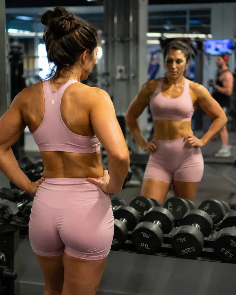 Matching pink sports