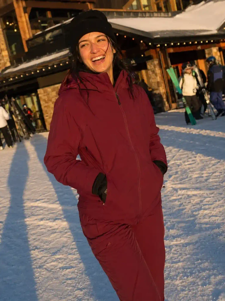 Monochrome burgundy set