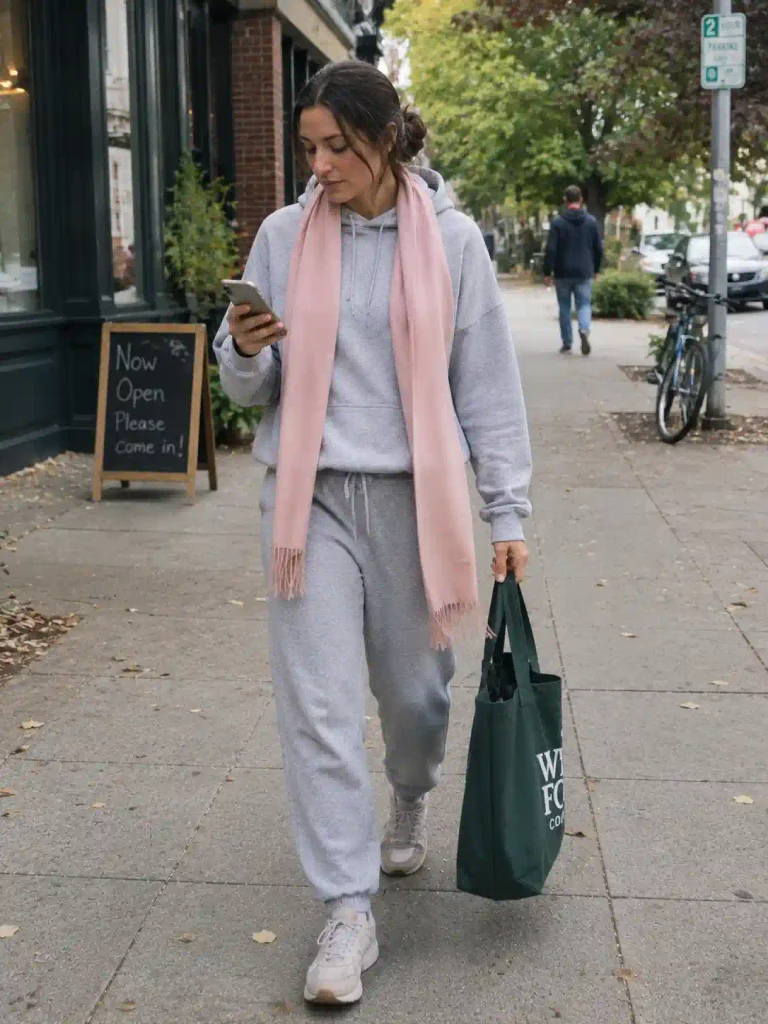 Neutral hoodie