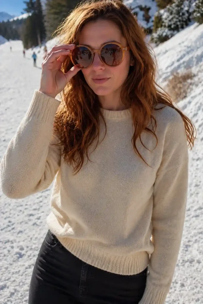 Oversized round sunglasses
