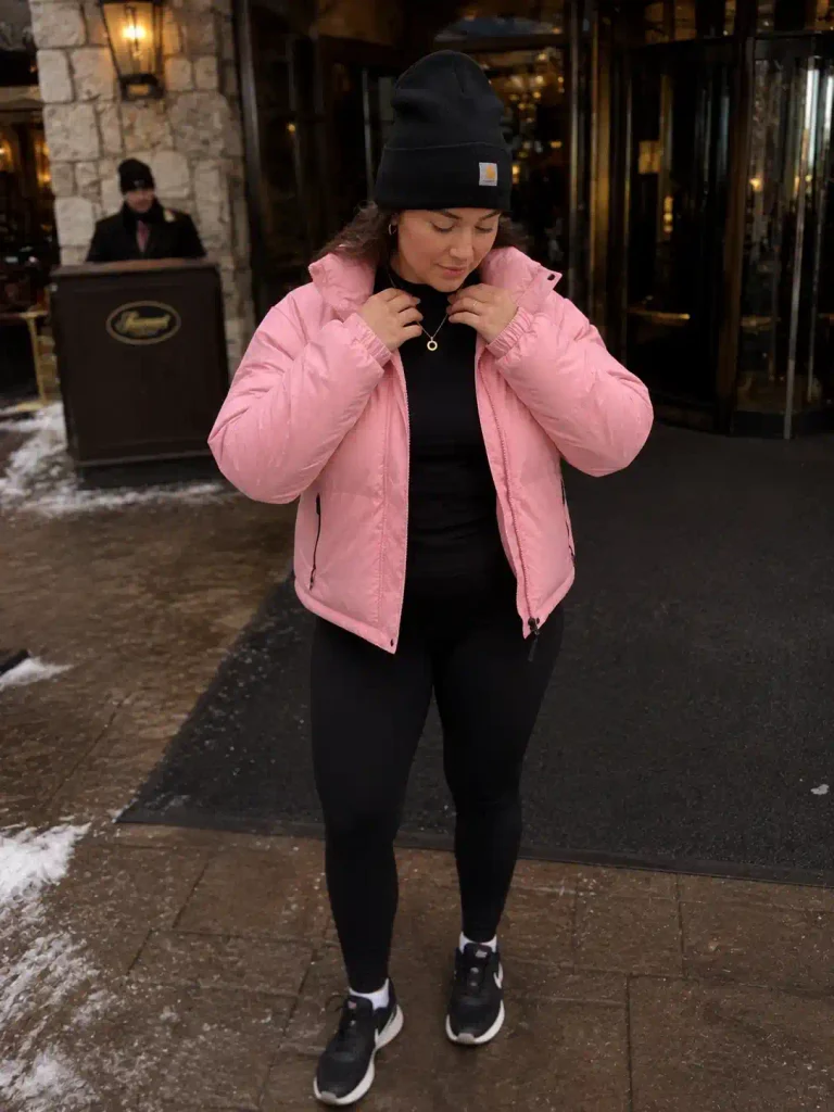 . Pink jacket