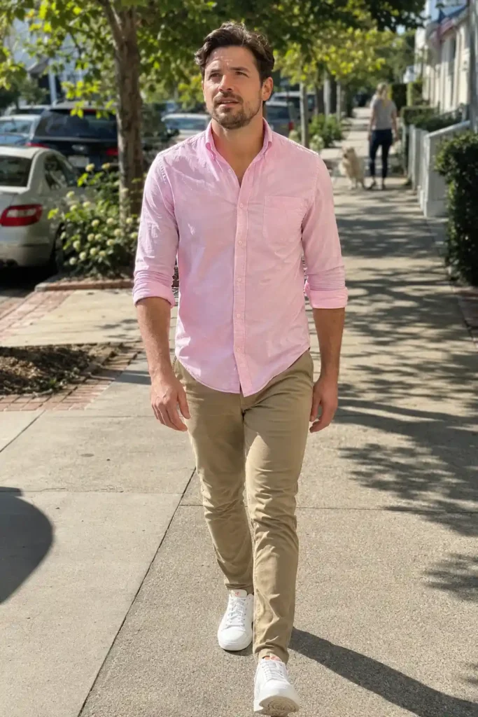 Pink shirt