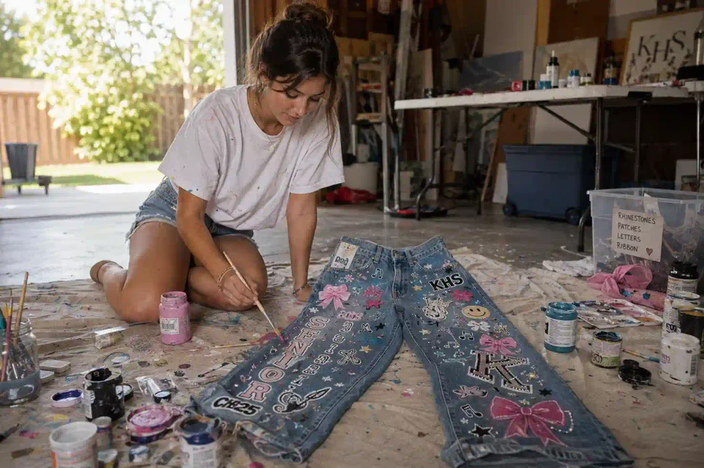 Planning a jean-painting