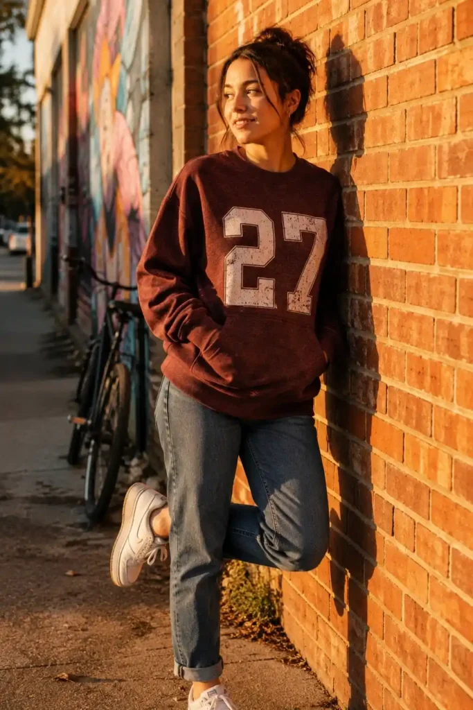 Retro varsity numbers